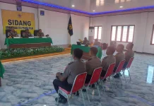 Sebanyak 12 Personel Polres Dogiyai Jalani Sidang Kode Etik, 4 Anggota Dipecat