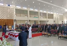 Bupati Nabire Mesak Magai Lantik Pejabat Administrator dan Pengawas