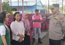 Kapolda Rontini Sidak Gudang LPG di Mimika, Perintahkan Jajaran Awasi Distribusi