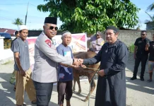 Idul Adha 1447 H, Kapolda Papua Tengah Salurkan Hewan Kurban untuk Warga Nabire