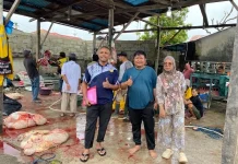 Pemeriksaan Hewan Qurban di Mesjid Agung Babussalam Mimika Berjalan Aman