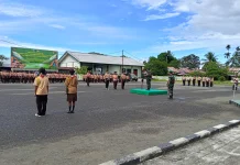Kodim 1705 Nabire Bersama Kwarcab Nabire Mengelar Persami KKRI Tahun 2026