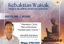 Umat Buddha Nabire Rayakan Waisak 2570 BE