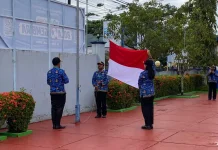 Gerimis Tak Surutkan Semangat RRI Nabire Gelar Upacara Hari Lahir Pancasila 2026