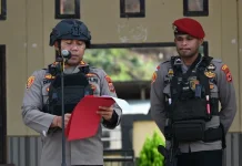 Polres Dogiyai Peringati Hari Lahir Pancasila Ke-81 Dengan Upacara Khidmat