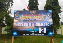 Hasil Bupati Cup III Nabire, Gorano FC Tumbangkan Juara Bertahan Dogiyai Star