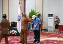 Kontingen Pesparawi Nasional XIV PT Resmi Dilepas Wakil Gubernur Deinas Geley
