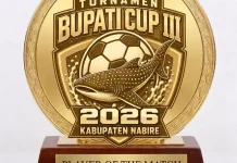Bupati Cup III 2026, Hadirkan Penghargaan MOTM, Apresiasi Pemain Terbaik Tiap Laga