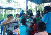 Kapolres Nabire Bawa Bakti Sosial dan Layanan Kesehatan ke Kampung Yeretuar