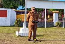 Wakil Bupati Nabire Apresiasi Apel Lintas Sektor Perdana yang Digelar Distrik Nab