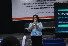 Survei Cepat Komunitas Perkuat Upaya Pencegahan Campak di Nabire