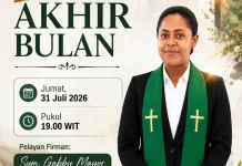 Jemaat Diajak Tetap Bersyukur dalam Segala Hal.