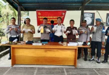 Polres Nabire Musnahkan BB Narkotika Ganja 54,46 gram Disita dari kasus ABH