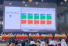 Pelajar Mimika Adu Wawasan Hukum, Piala Bupati Jadi Rebutan