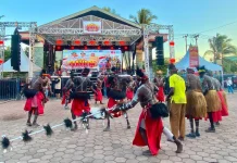 Semarak Festival UMKM Mimika Dibalut Tarian Kamoro dan Nusantara