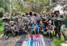 Koops TNI Habema Telusuri Jejak di Sungai Gamagai hingga Honai