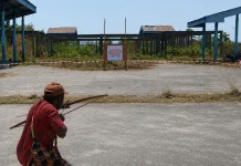 Meriahkan HUT RI ke-81, Kepala Suku Besar Meepago Gelar Lomba Panahan di Nabire