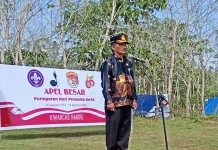 Bupati Nabire Mesak Magai Berharap Pembinaan Pramuka Terus Ditingkatkan
