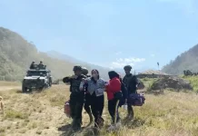 Jalur Darat Terhambat, Koops Habema Evakuasi Istri Aris Sanda dari Mbua