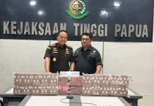 Kejari Mimika Rampungkan Pembayaran Uang Pengganti Paulus Kurnala