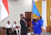 Ketua KONI Papua Tengah Resmi Lantik Pengurus Sejumlah Cabang Olahraga