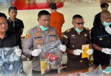 Kejaksaan Negeri Nabire, Hadir Pada Pemusnahan Narkotika Di Polres Nabire