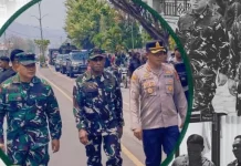 Sinergi TNI-Polri, Kodim 1705/Nabire dan Lanal Kawal Aksi IPMADO di Nabire