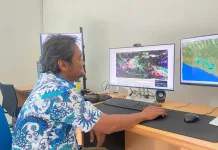 Kabut Asap Papua Selatan Berdampak pada Jarak Pandang di Mimika.