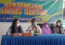 UPTD Puskesmas Karang Mulia Nabire Gelar Pertemuan Lintas Sektor