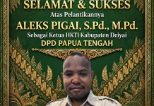Ketua HKTI Deiyai, yang Baru Dilantik Siap Perjuangkan Kebutuhan Petani