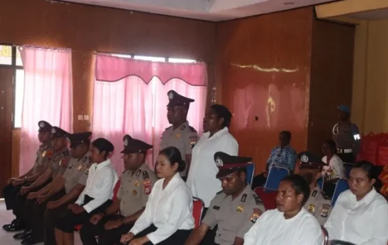 Personel Polres Puncak Jaya Ikuti Sidang BP4R