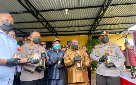 Pemda dan Aparat Satukan Langkah Cegah Dampak Miras bagi Generasi Muda di Mimika