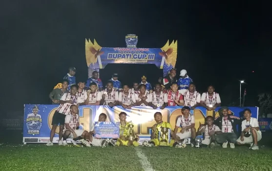 Bupati Cup III 2026 Resmi Ditutup, Gorano FC Juara usai Menang Adu Penalti