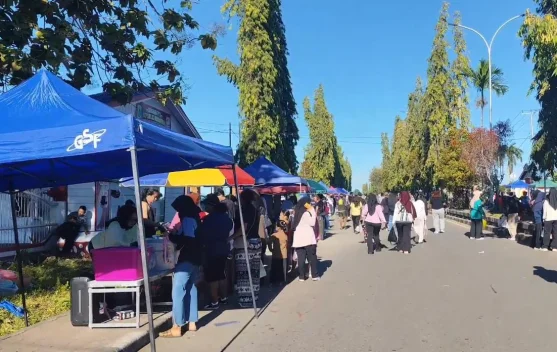 CFD Nabire Dorong Perkembangan UMKM, Pengunjung Harapkan Kegiatan Semakin Meriah