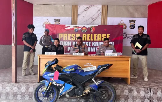 Polres Paniai Gagalkan Dugaan Pencurian Sepeda Motor, Dua Tersangka Diamankan