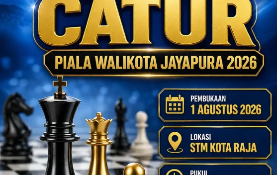 KO GERCEP Gelar Turnamen Catur Piala Wali Kota Jayapura 2026