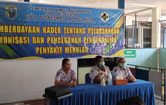 Puskesmas Karang Mulia sosialisasi AIDS, Tuberkolosis, dan Malaria atau ATM