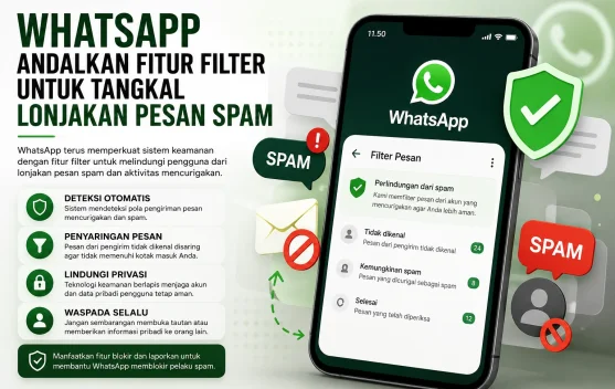 WhatsApp Andalkan Fitur Filter untuk Tangkal Lonjakan Pesan Spam