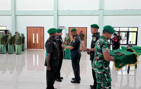 Dandim 1718/Intan Jaya Berganti, Danrem 173/PVB Tekankan Keamanan