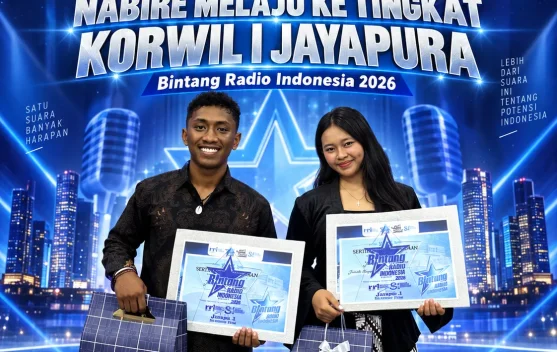 Nabire Siap Melaju Ketingkat Korwil 1 Audisi Bintang Radio 2026