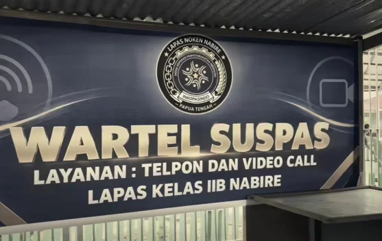 Lapas Nabire Siapkan WARTELSUSPAS, Permudah Warga Binaan Berkomunikasi Keluarga