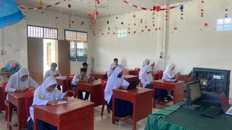 Persiapkan Siswa Ikuti TKA, MTsN Nisel Gelar Simulasi