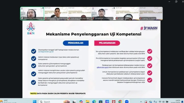 Tingkatkan Kompetensi, Kantah Nias Selatan Ikuti Coaching Clinic