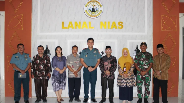 Danlanal Nias Terima Kunjungan Jajaran Kementerian Agama Nias Selatan