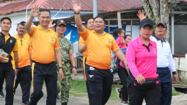 Perkuat Sinergitas TNI Polri Melalui Olahraga Bersama Masyarakat