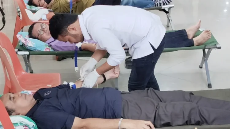 Wabup Nisel Apresiasi Aksi Donor Darah Departemen Diakonia BKPN Jemaat Telda