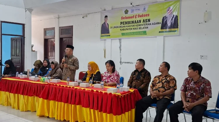 Kakan Kemenag Nisel Tekankan Pentingnya Tanggungjawab dalam Bekerja