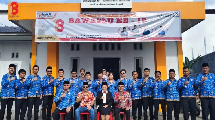 Peringati HUT Bawaslu ke-18, Bawaslu Nisel Gelar Apel