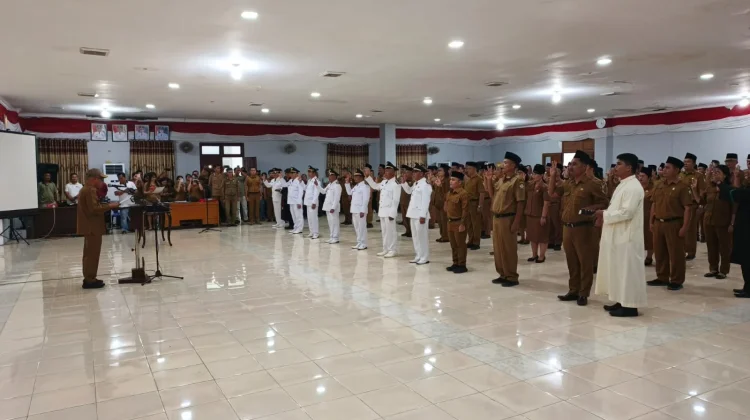 111 Pejabat Eselon III dan IV di Lingkup Pemkab Nisel Dilantik