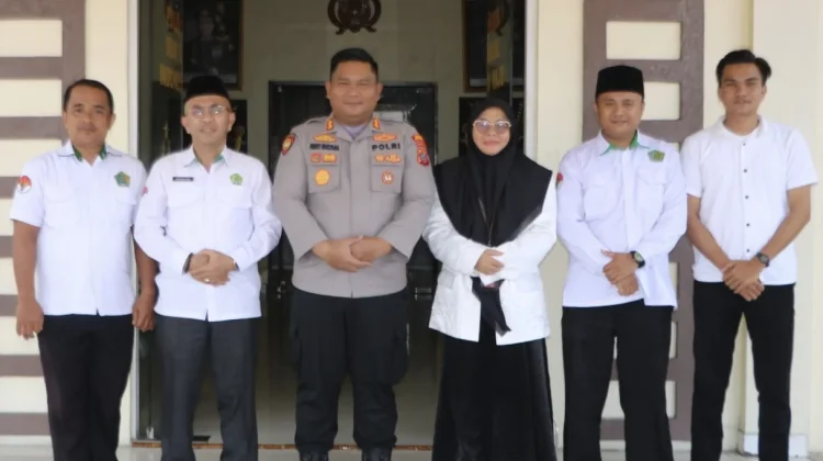 Pererat Silahturahmi, Kemenag Nisel Audiensi dengan Kapolres